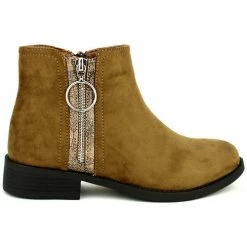 Cendriyon Bottines Caramel Chaussures Femme for Bottines / Boots Couleur Caramel