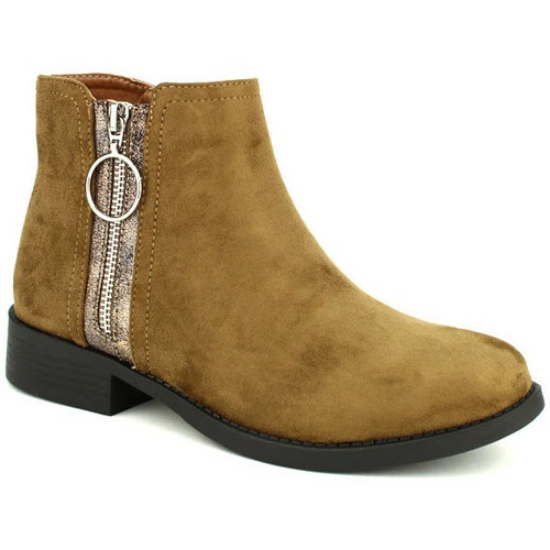 Cendriyon Bottines Caramel Chaussures Femme for Bottines / Boots Couleur Caramel 4 Cendriyon Bottines Caramel Chaussures Femme for Bottines / Boots Couleur Caramel – Image 2