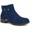 Cendriyon Bottines Bleu Chaussures Femme for Bottines / Boots Couleur Bleu -Cendriyon Soldes Boutique 10139937 500 A