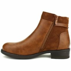 Cendriyon Bottines Caramel Chaussures Femme for Bottines / Boots Couleur Caramel -Cendriyon Soldes Boutique 10139941 500 C