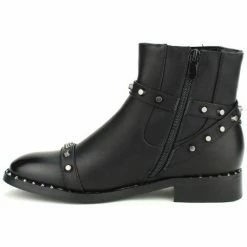 Cendriyon Bottines Noir Chaussures Femme for Bottines / Boots Couleur Noir -Cendriyon Soldes Boutique 10566762 500 C