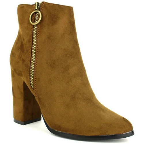 Cendriyon Bottines Caramel Chaussures Femme for Bottines / Boots Couleur Caramel 4 Cendriyon Bottines Caramel Chaussures Femme for Bottines / Boots Couleur Caramel – Image 2