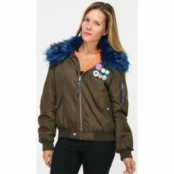 Cendriyon Manteaux Kaki Vêtements Femme for Manteaux Couleur Kaki