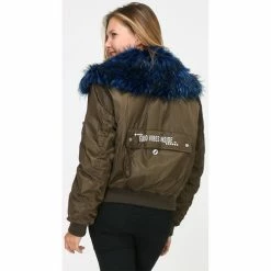 Cendriyon Manteaux Kaki Vêtements Femme for Manteaux Couleur Kaki -Cendriyon Soldes Boutique 10580044 500 C