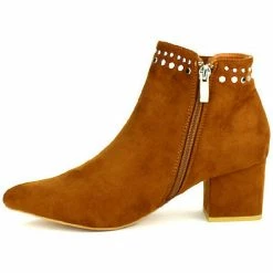 Cendriyon Bottines Caramel Chaussures Femme for Bottines / Boots Couleur Caramel -Cendriyon Soldes Boutique 10580058 500 C