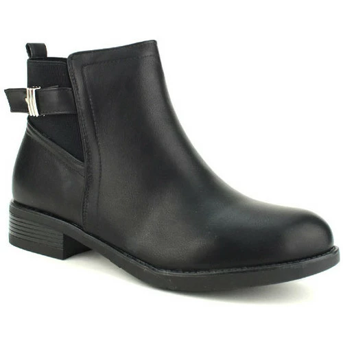 Cendriyon Bottines Noir Chaussures Femme for Bottines / Boots Couleur Noir 4 Cendriyon Bottines Noir Chaussures Femme for Bottines / Boots Couleur Noir – Image 2