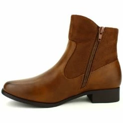 Cendriyon Bottines Marron Chaussures Femme for Bottines / Boots Couleur Marron -Cendriyon Soldes Boutique 10959398 500 C