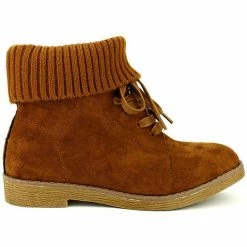 Cendriyon Bottines Caramel Chaussures Femme for Bottines / Boots Couleur Caramel