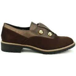 Cendriyon Ballerines Marron Chaussures Femme for Ballerines / Babies Couleur Marron