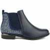 Cendriyon Bottines Bleu Chaussures Femme for Bottines / Boots Couleur Bleu -Cendriyon Soldes Boutique 10983144 500 A