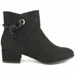 Cendriyon Bottines Noir Chaussures Femme for Bottines / Boots Couleur Noir