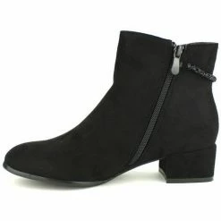 Cendriyon Bottines Noir Chaussures Femme for Bottines / Boots Couleur Noir -Cendriyon Soldes Boutique 10983155 500 C