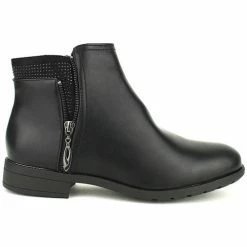 Cendriyon Bottines Noir Chaussures Femme for Bottines / Boots Couleur Noir