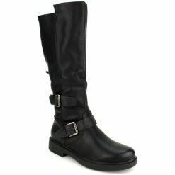 Cendriyon Bottes Noir Chaussures Femme for Bottes Couleur Noir -Cendriyon Soldes Boutique 13184408 500 B