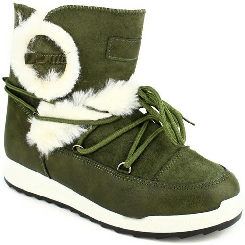 Cendriyon Bottines Kaki Chaussures Femme for Bottines / Boots Couleur Kaki 3 Cendriyon Bottines Kaki Chaussures Femme for Bottines / Boots Couleur Kaki