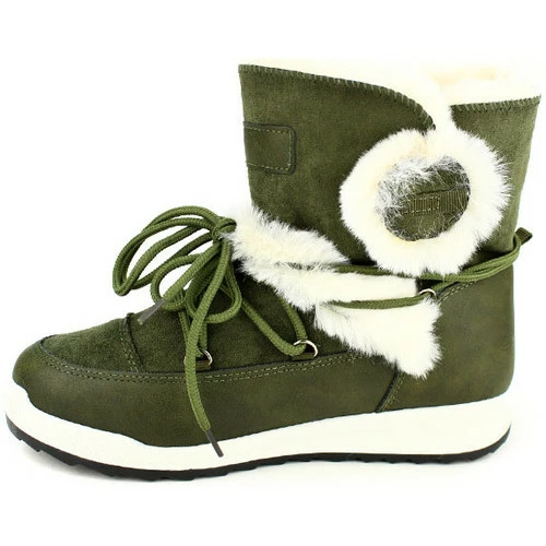 Cendriyon Bottines Kaki Chaussures Femme for Bottines / Boots Couleur Kaki 5 Cendriyon Bottines Kaki Chaussures Femme for Bottines / Boots Couleur Kaki – Image 3