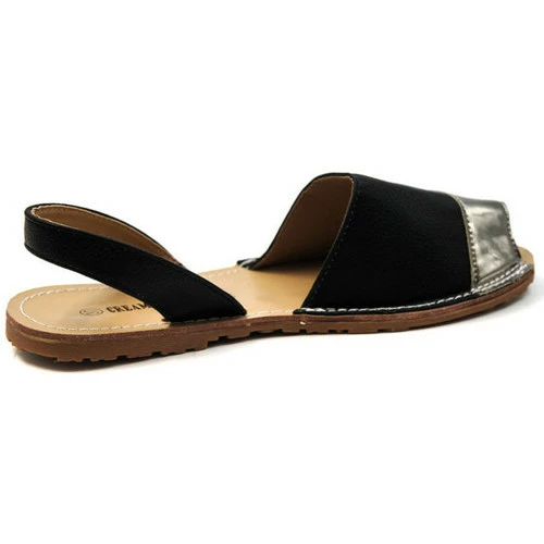 Cendriyon Sandales Noir Chaussures Femme for Sandales et Nu-pieds Couleur Noir 4 Cendriyon Sandales Noir Chaussures Femme for Sandales et Nu-pieds Couleur Noir – Image 2