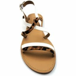 Cendriyon Sandales Blanc Chaussures Femme for Sandales et Nu-pieds Couleur Blanc -Cendriyon Soldes Boutique 15764361 500 C