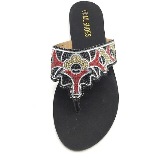 Cendriyon Tongs Noir Chaussures Femme for Tongs Couleur Noir 5 Cendriyon Tongs Noir Chaussures Femme for Tongs Couleur Noir – Image 3