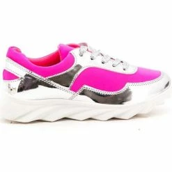 Cendriyon Baskets Fushia Chaussures Femme for Baskets mode Couleur Fushia