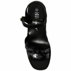 Cendriyon Sandales Noir Chaussures Femme for Sandales et Nu-pieds Couleur Noir 5 Cendriyon Sandales Noir Chaussures Femme for Sandales et Nu-pieds Couleur Noir -Cendriyon Soldes Boutique 16045050 500 B