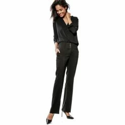 Cendriyon Pantalons Noir Vêtements Femme for Pantalons Couleur Noir