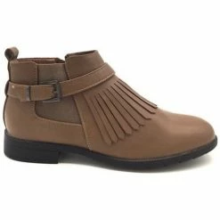 Cendriyon Bottines Café Chaussures Femme for Bottines / Boots Couleur Café