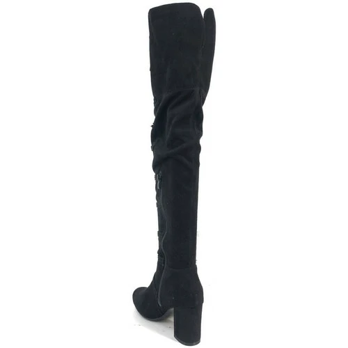 Cendriyon Bottes Noir Chaussures Femme for Bottes Couleur Noir 4 Cendriyon Bottes Noir Chaussures Femme for Bottes Couleur Noir – Image 2