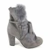 Cendriyon Bottines Gris Chaussures Femme for Bottines / Boots Couleur Gris -Cendriyon Soldes Boutique 17063065 500 A