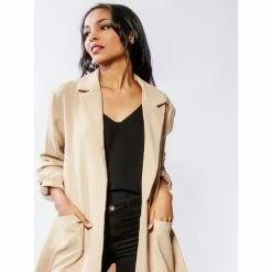 Cendriyon Manteaux Beige Vêtements Femme for Manteaux Couleur Beige -Cendriyon Soldes Boutique 17120019 500 B