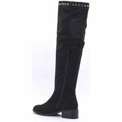 Cendriyon Bottes Noir Chaussures Femme for Bottes Couleur Noir 6 Cendriyon Bottes Noir Chaussures Femme for Bottes Couleur Noir -Cendriyon Soldes Boutique 17150281 500 B
