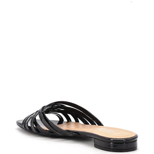 Cendriyon Sandales Noir Chaussures Femme for Sandales et Nu-pieds Couleur Noir 4 Cendriyon Sandales Noir Chaussures Femme for Sandales et Nu-pieds Couleur Noir – Image 2