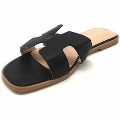 Cendriyon Sandales Noir Chaussures Femme for Sandales et Nu-pieds Couleur Noir -Cendriyon Soldes Boutique 18086655 500 B