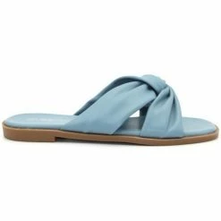 Cendriyon Sandales Bleu Chaussures Femme for Sandales et Nu-pieds Couleur Bleu -Cendriyon Soldes Boutique 18134121 500 C