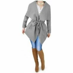 Cendriyon Manteaux Gris Vêtements Femme for Manteaux Couleur Gris -Cendriyon Soldes Boutique 18506030 500 B