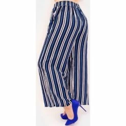 Cendriyon Pantalons Bleu Vêtements Femme for Pantalons Couleur Bleu