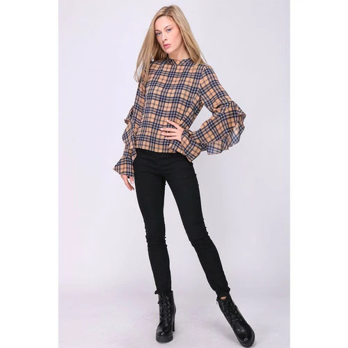 Cendriyon Tuniques Marron Vêtements Femme for Tops / Blouses Couleur Marron 5 Cendriyon Tuniques Marron Vêtements Femme for Tops / Blouses Couleur Marron – Image 3