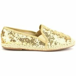 Cendriyon Ballerines Doré Chaussures Femme for Ballerines / Babies Couleur Doré