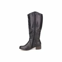 Cendriyon Bottes Noir Chaussures Femme for Bottes Couleur Noir -Cendriyon Soldes Boutique 4683725 500 C