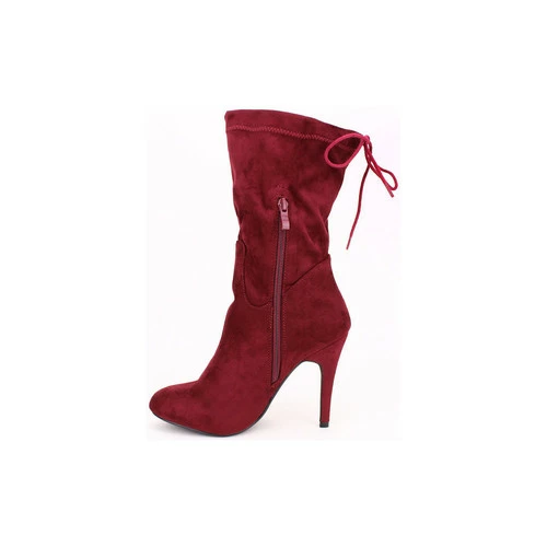 Cendriyon Bottes Bordeaux Chaussures Femme for Bottes Couleur Bordeaux 5 Cendriyon Bottes Bordeaux Chaussures Femme for Bottes Couleur Bordeaux – Image 3