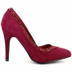 Cendriyon Escarpins Bordeaux Chaussures Femme for Escarpins Couleur Bordeaux