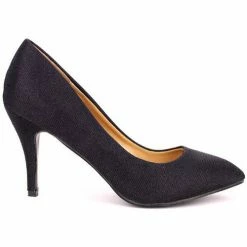 Cendriyon Escarpins Noir Chaussures Femme for Escarpins Couleur Noir