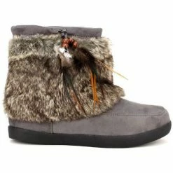 Cendriyon Bottines Gris Chaussures Femme for Bottines / Boots Couleur Gris