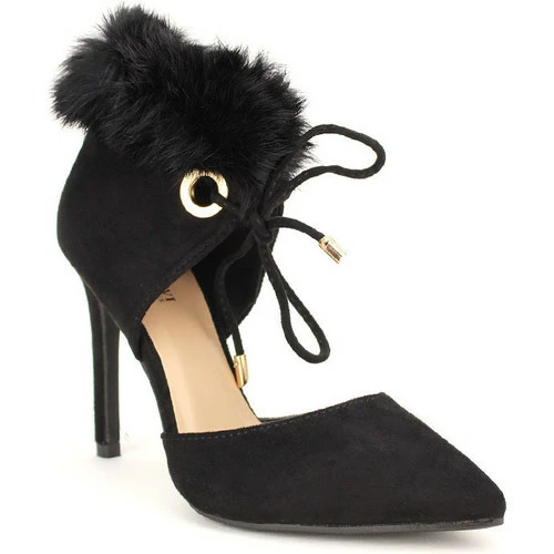 Cendriyon Escarpins Noir Chaussures Femme for Escarpins Couleur Noir 4 Cendriyon Escarpins Noir Chaussures Femme for Escarpins Couleur Noir – Image 2