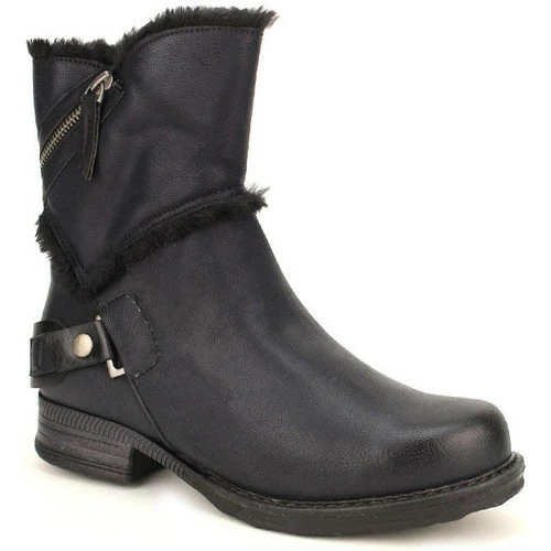 Cendriyon Bottines Noir Chaussures Femme for Bottines / Boots Couleur Noir 3 Cendriyon Bottines Noir Chaussures Femme for Bottines / Boots Couleur Noir