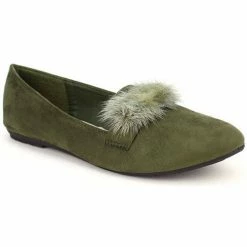 Cendriyon Ballerines Kaki Chaussures Femme for Ballerines / Babies Couleur Kaki