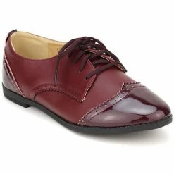 Cendriyon Ballerines Bordeaux Chaussures Femme for Ballerines / Babies Couleur Bordeaux -Cendriyon Soldes Boutique 5395572 500 C