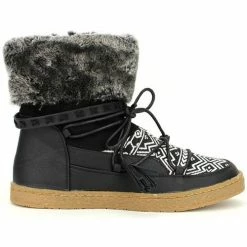 Cendriyon Bottines Noir Chaussures Femme for Bottines / Boots Couleur Noir