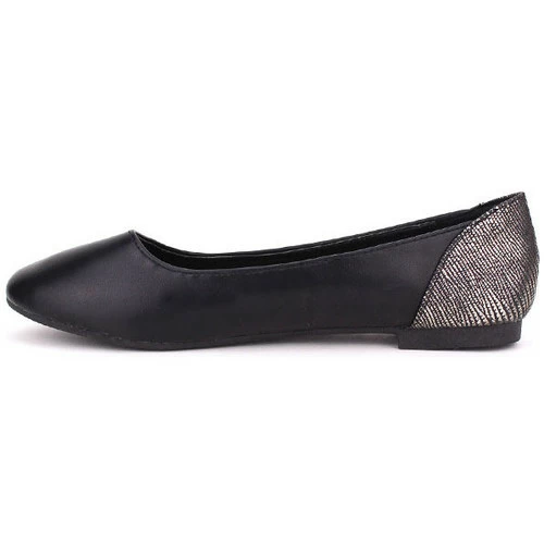 Cendriyon Ballerines Noir Chaussures Femme for Ballerines / Babies Couleur Noir 5 Cendriyon Ballerines Noir Chaussures Femme for Ballerines / Babies Couleur Noir – Image 3