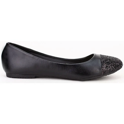 Cendriyon Ballerines Noir Chaussures Femme for Ballerines / Babies Couleur Noir 5 Cendriyon Ballerines Noir Chaussures Femme for Ballerines / Babies Couleur Noir – Image 3